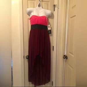 WT Roberta size M high low dress with small flaws